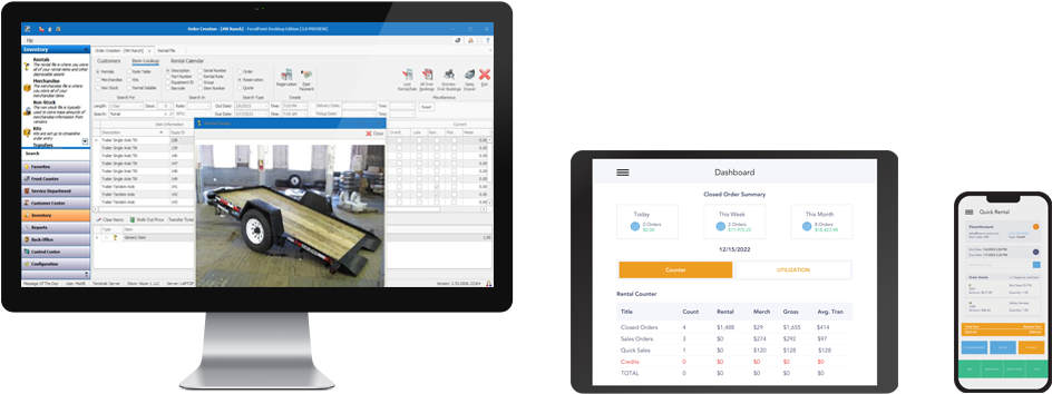FocalPoint Rental Software on Devices